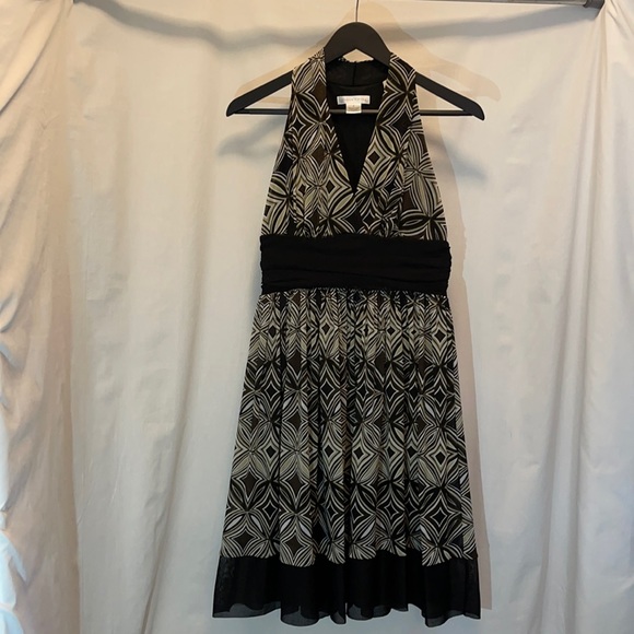 Halter-Style Dress by London Times - Picture 1 of 4